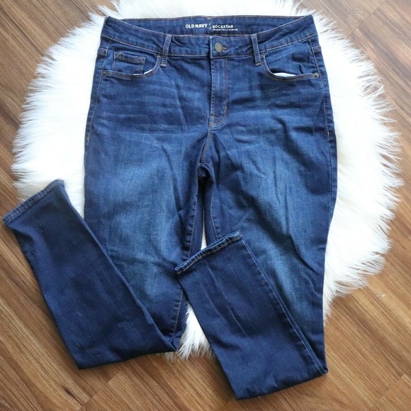 Old Navy Denim - NWOT Old Navy Dark Wash High-Rise Rockstar Jeans